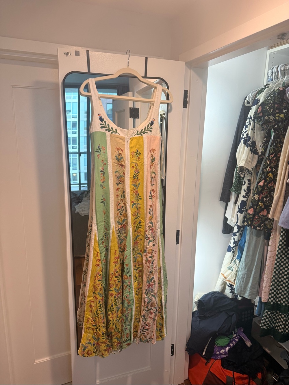 Farm Rio Floral Striped Maxi Dress size small 💫 - Picture 2 of 6